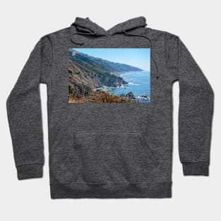 Looking South Along The Central California Coast Hoodie